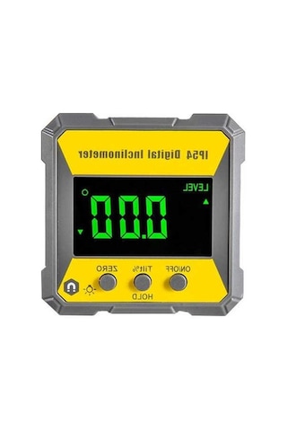 Tongxida Dijital Eğim Ölçer - 4x90 Açı Ölçümü, Mıknatıslı, Ip54 Su Geçirmez