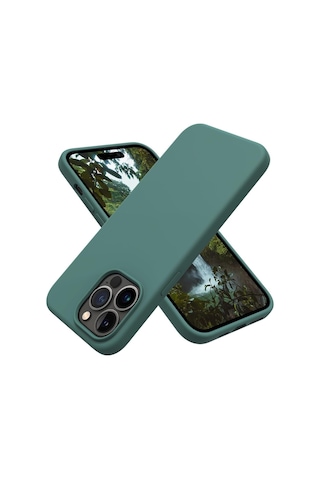 Pointtech Apple Uyumlu iPhone 15 İçi Kadife Süet Yumuşak Liquid Silikon Lansman Telefon Kılıfı