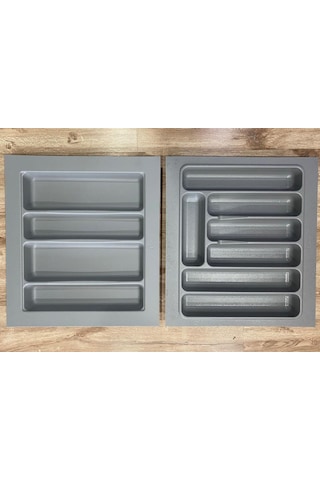 LİDER 55*49 Çekmece İçi Kepçelik ve 55*49 Kaşıklık İkili Set