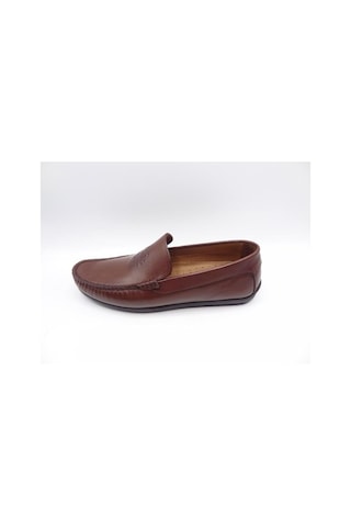 Vaneda King Shoes 4006 Yazlık Kahverengi Erkek Ayakkabı Bej