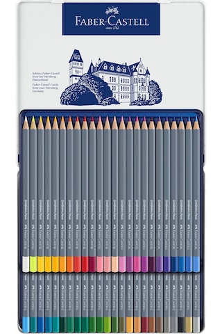 Faber-Castell Goldfaber Aqua Boya Kalemi 48 Renk, Suda Çözünebilir, Yüksek Pigmentli, Yumuşak ve Canlı Renkler