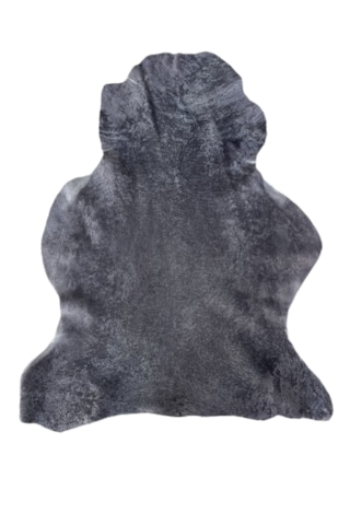 Naturel Kısa Tüylü Koyun Postu 80 X 60 Cm Gri