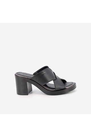 IGI&Co Nero Black Terlik Kadın 1194200 Igı&co Dfb 11942 With Hell Black siyah