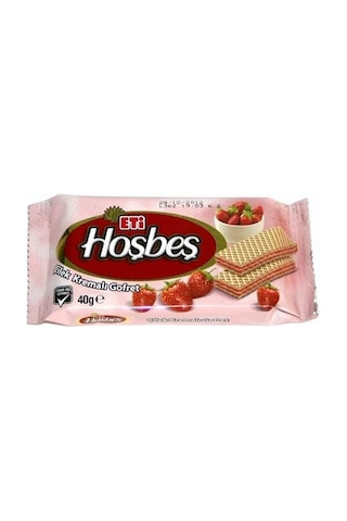 Eti Hoşbeş Çilekli Gofret 24 x 40 G