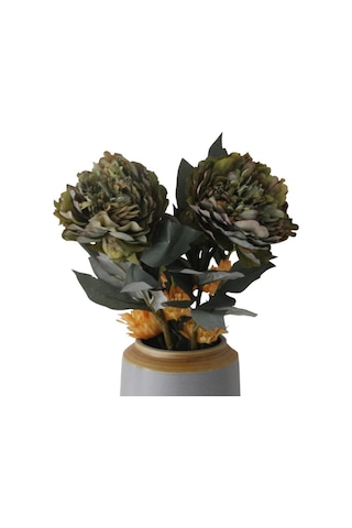 T.concept Dekoratif Yapay Şakayık Çiçek Koyu Yeşil