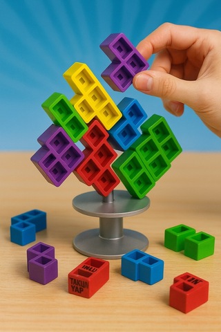 Denge Tetrisi Balance Tower