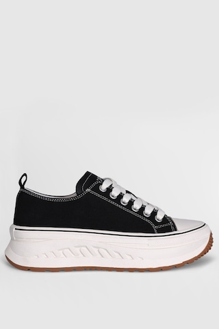 Lufian Shay Siyah Bayan Sneaker Spor Ayakkabı Siyah
