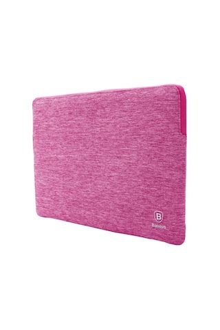 Baseus Apple Uyumlu MacBook Pro 15" Universal Laptop Kılıf Çantası Fuşya