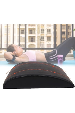 Maoyaya Ab Egzersiz Minderi, Takozlar Göbek Eğitmen Oturma Gümüş, Siyah Siyah