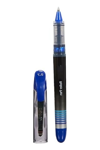 Mavi 0.7 Mm Roller Kalem - Şeffaf Gövde