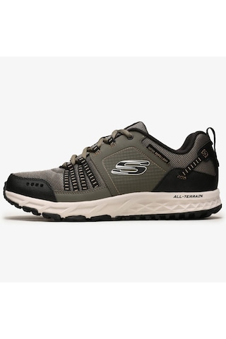 Skechers Escape Plan Trail Leather Memory Foam Mens Outdoor Shoes Hakiki Deri Hafızalı Taban Su İtici Erkek Outdoor Ayakkabı Haki Haki