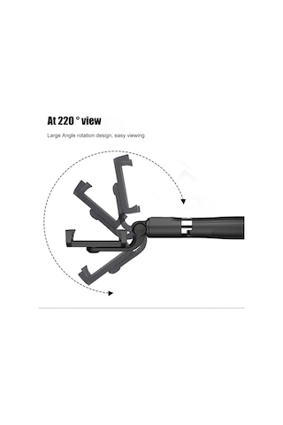 Padalink Siyah Bt Uzatılabilir Tripod: Telefon İçin 270 Açı, 10m Uzaktan Kumanda, Seyahat-fotoğraf Çekimi İçin Çok Fonksiyonlu Ayak Kahverengi