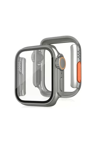 Newface Apple Watch Uyumlu 41mm Watch 49mm Kasa Dönüştürücü Ve Ekran Koruyucu - Yıldız Işığı