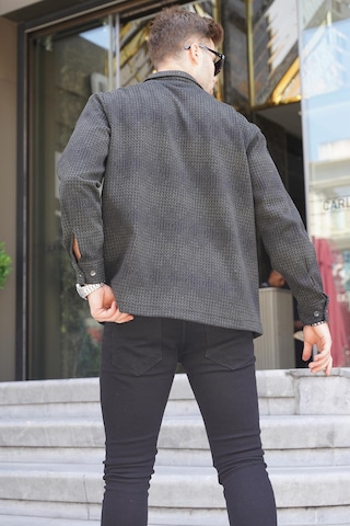 Madmext Haki Desenli Erkek Oduncu Gömlek 6711 Haki