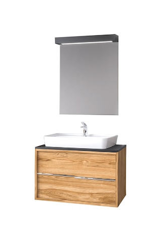 Denko Matia 80 Cm Mdf Banyo Dolabı Takımı (524943703) Çok Renkli