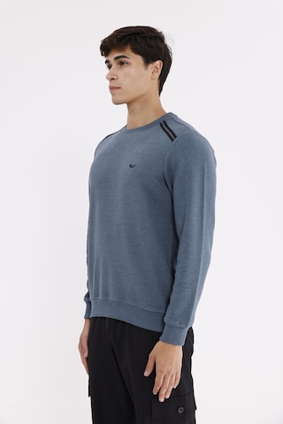Rowinger Selanik Kumaş Yapılı Esnek Manşetli Konforlu Rahat Kesim Sweatshirt PETROL