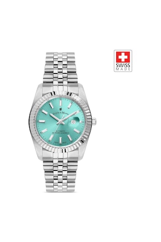 Inspıratıon Jwl04108 Sellita Sw100, 25 Jewels Otomatik Mekanizmalı, Swiss Made Kadın Kol Saati Gümüş