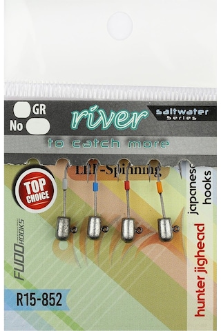 River Hunter 4 Adet Jig Head 1.5 Gr
