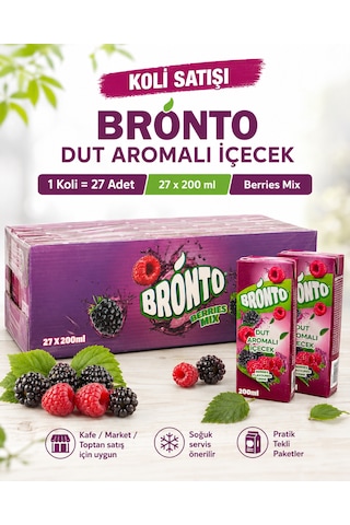 Dut Aromalı İçecek 200 Ml X 27 Adet Koli