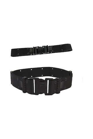 Kordak Siyah Delikli Outdoor Kemer