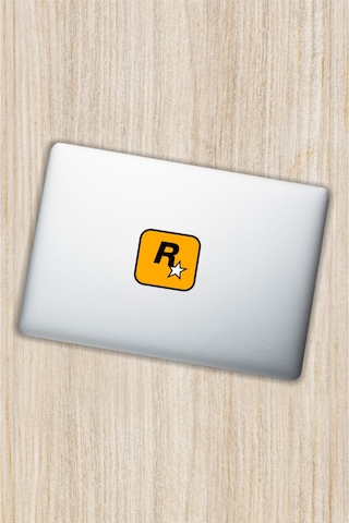 8x7 Cm Rockstar Games Sticker Araba Laptop Oto Motor Sticker