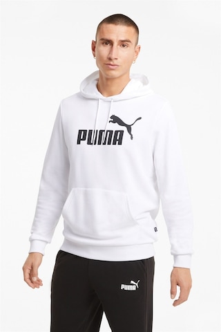 586688-02 Puma Ess Big Logo Hoodie Tr Erkek Sweat White Beyaz