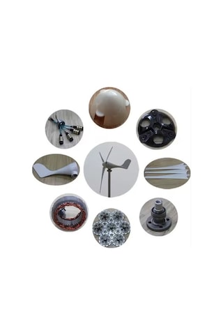 300w Rüzgar Türbini 6 Kanat + Şarz Kontrol Cihazı