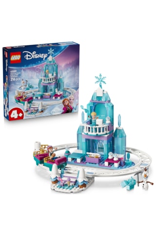 LEGO® ǀ Disney Princess Karlar Ülkesi Elsa'nın Şatosu ve Kızak Macerası 43281 – 4 Yaş ve Üzeri Çocuklar için Yapım Seti (216 P)
