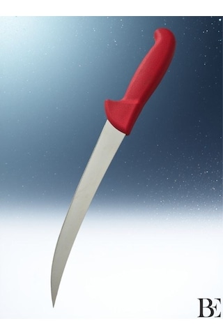 Beknife Bemiral Bıçak 21 Cm Et Açma Doğrama Bıçağı 10154.21 Fibrox Kaymaz Saplı 25mm X 210mm X 2.5mm Kırmızı