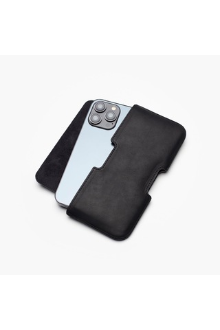 Belt Holster Apple Uyumlu iPhone 16 Plus Siyah