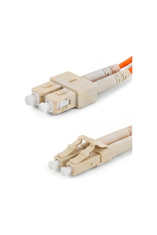 Alfafonet Sc/pc-lc/pc Multimode Om2 Dupleks 10 Metre Fiber Patch Cord