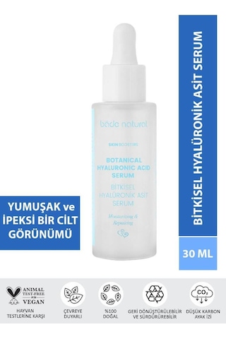 Bade Natural Bitkisel Hyalüronik Asit Yüz Serumu Nemlendirici Ve Canlandırıcı 30 ML