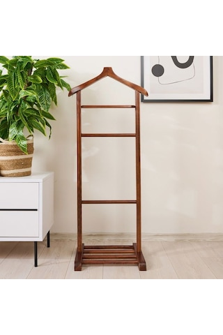 Just Home Tek Tepeli Dilsiz Uşak - Ceviz - 120 Cm Ceviz