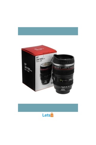 Şık Çelik Objektif Termos Kupa Bardak Çok Renkli