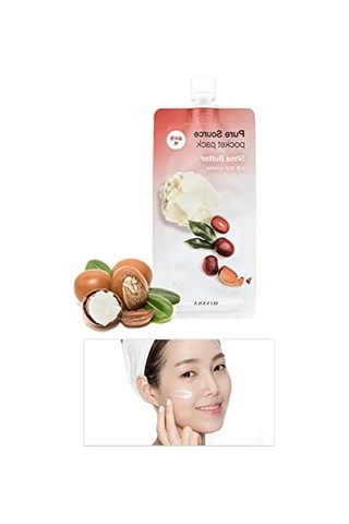 Mıssha Besleyici Shea Yağı Uyku Maskesi Pure Source Pocket Pack Shea Butter
