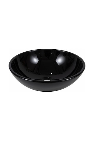 Brezza - Tb14scnk Siyah Cam Çanak Lavabo - 55009411 Siyah