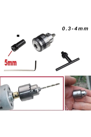 Otomatik Mini Mandrel Anahtarlı Motor Mandren Üniversal Okul 5Mm