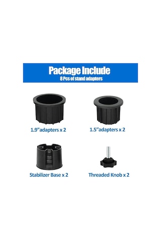 8 Parçalı Şemsiye Tabanı Delik Halkası Tıpa Kapağı Ve Kapaklı Veranda Şemsiyesi Diğer