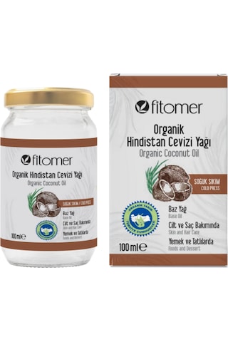 Organik Hindistan Cevizi Yağı 100 Ml Soğuk Sıkım 100 ML Organik Hindistan Cevizi Yağı 100 Ml Soğuk Sıkım 100 ML