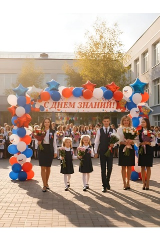 Love Land Balon Seti: Yıldız, Rusya Bayrağı Tricolor 25 Adet 167800900 BEYAZ