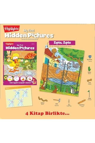 My First Hidden Pictures 4'Lü Set (Benim Ilk Gizli Resimlerim) 522418181