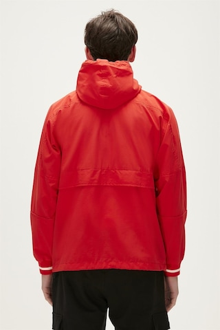 Bad Bear Hurricane Windbreaker Crimson Red Kırmızı Kanguru Cep Erkek Rüzgarlık-kırmızı Kırmızı