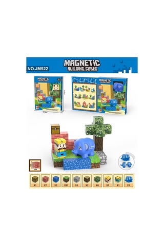 Magnetıc Küpler Eğitici Hayvanlar