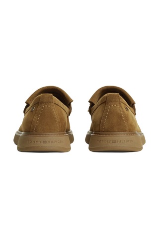 Tommy Hilfiger Taba Erkek Casual Ayakkabı Comfort Suede Frınge Loafer