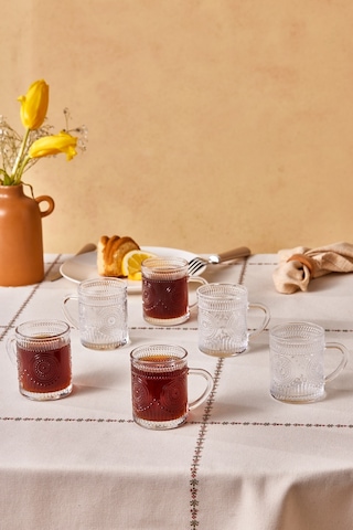 Karaca Margo 6'lı Çay Bardağı/Fincanı Seti 155 Ml