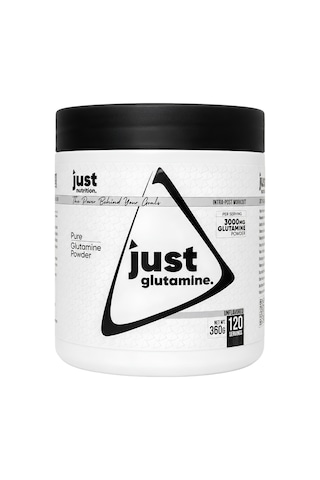 Just Nutrition L-glutamine 360 Gr Glutamin 120 Servis + Shaker + Protein Kahve Hediyeli Aromasız