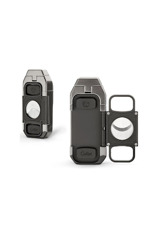 Colibri Boss Üçlü Jet Çakmak Puro Çakmağı Kesicili Siyah