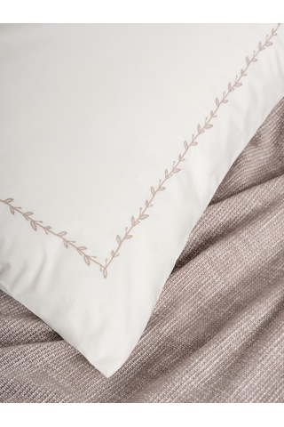Cotton Box Embrova Şönil Çift Kişilik Yatak Örtüsü/pike Takımı Loom Bej Bej