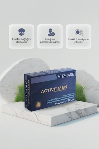 Vitacare Active Men Takviye Edici Gıda 60 Tablet