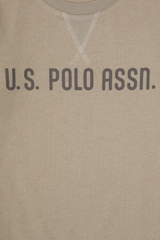 U.S. Polo Assn. Erkek Çocuk Açık Haki Bisiklet Yaka Sweatshirt 50314939-VR183